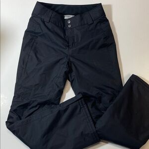 Columbia Women’s Black Insulated Snow Ski Pants Size XS Regular Waterproof